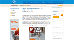 Desktop Screenshot of canton-cak.airports-guides.com