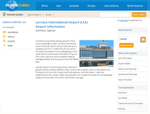Tablet Screenshot of larnaca-lca.airports-guides.com