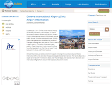 Tablet Screenshot of geneva-gva.airports-guides.com