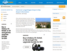 Tablet Screenshot of hannover-haj.airports-guides.com