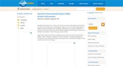 Desktop Screenshot of norwich-nwi.airports-guides.com