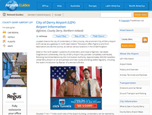 Tablet Screenshot of derry-ldy.airports-guides.com