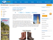 Tablet Screenshot of london-lcy.airports-guides.com