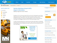 Tablet Screenshot of nantes-nte.airports-guides.com