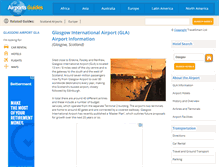 Tablet Screenshot of glasgow-gla.airports-guides.com