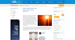 Desktop Screenshot of milan-lin.airports-guides.com