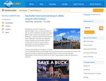 Tablet Screenshot of nashville-bna.airports-guides.com
