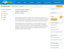 Tablet Screenshot of dundee-dnd.airports-guides.com