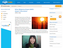 Tablet Screenshot of milan-mxp.airports-guides.com