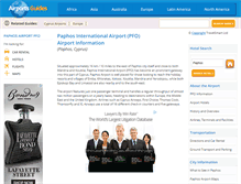 Tablet Screenshot of paphos-pfo.airports-guides.com