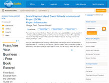 Tablet Screenshot of grand-cayman-gcm.airports-guides.com