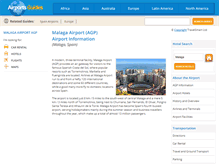 Tablet Screenshot of malaga-agp.airports-guides.com