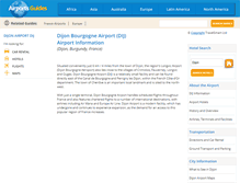 Tablet Screenshot of dijon-dij.airports-guides.com