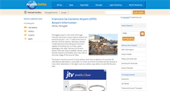 Desktop Screenshot of porto-opo.airports-guides.com
