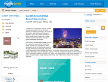 Tablet Screenshot of cardiff-cwl.airports-guides.com