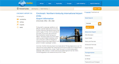 Desktop Screenshot of cincinnati-cvg.airports-guides.com