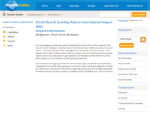 Tablet Screenshot of christchurch-bgi.airports-guides.com