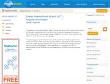 Tablet Screenshot of exeter-ext.airports-guides.com
