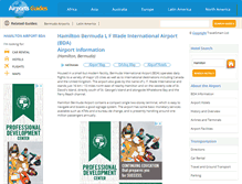 Tablet Screenshot of hamilton-bda.airports-guides.com
