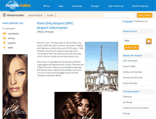 Tablet Screenshot of paris-ory.airports-guides.com