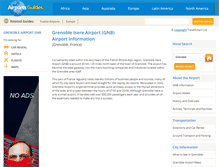 Tablet Screenshot of grenoble-gnb.airports-guides.com