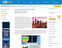 Tablet Screenshot of miami-mia.airports-guides.com