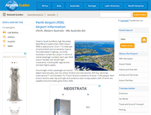 Tablet Screenshot of perth-per.airports-guides.com