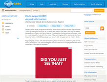 Tablet Screenshot of horta-hor.airports-guides.com