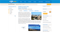 Desktop Screenshot of eindhoven-ein.airports-guides.com