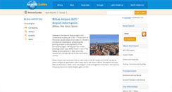 Desktop Screenshot of bilbao-bio.airports-guides.com