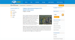 Desktop Screenshot of calgary-yyc.airports-guides.com