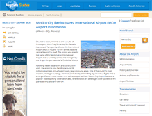 Tablet Screenshot of mexico-city-mex.airports-guides.com